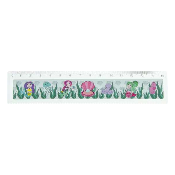 Lg-imports Liniaal Zeemeermin Meisjes 15 Cm Blauw Lg-imports Liniaal Zeemeermin Meisjes 15 Cm Blauw