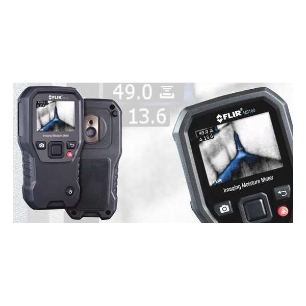 FLIR MR 160 Materiaalvochtigheidsmeter Meetbereik bouwvochtigheid 0 tot 100 %Vol. Geïntegreerde warmtebeeldcamera