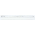 Liniaal Aristo 30cm glas- - helder plexiglas