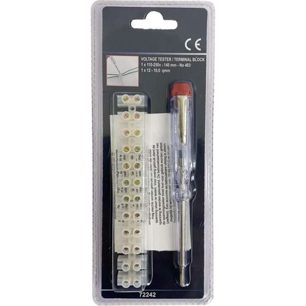 Deal Tools Home And Garden 110-250V Spanningzoeker - Inclusief 12 Kroonsteentjes Deal Tools Home And Garden 110-250V Spanningzoeker - Inclusief 12 Kroonsteentjes