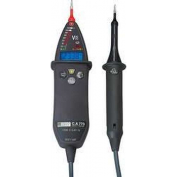 Chauvin Arnoux C.A 773 Tweepolige spanningstester CAT IV 1000 V Akoestisch, LED