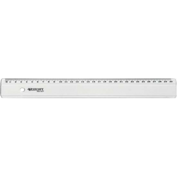 140x Westcott plastic liniaal 30cm