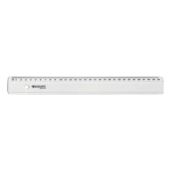 140x Westcott plastic liniaal 30cm 140x Westcott plastic liniaal 30cm