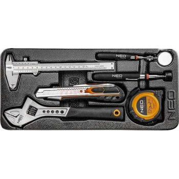 Inleg basis / meetgereedschap 6-Delige set  - Gereedschapswagen