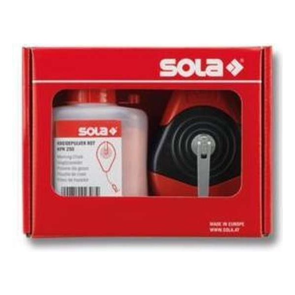 Sola CLP 30 SET R Slaglijnmolen Set met slaglijnpoeder - Rood Sola CLP 30 SET R Slaglijnmolen Set met slaglijnpoeder - Rood