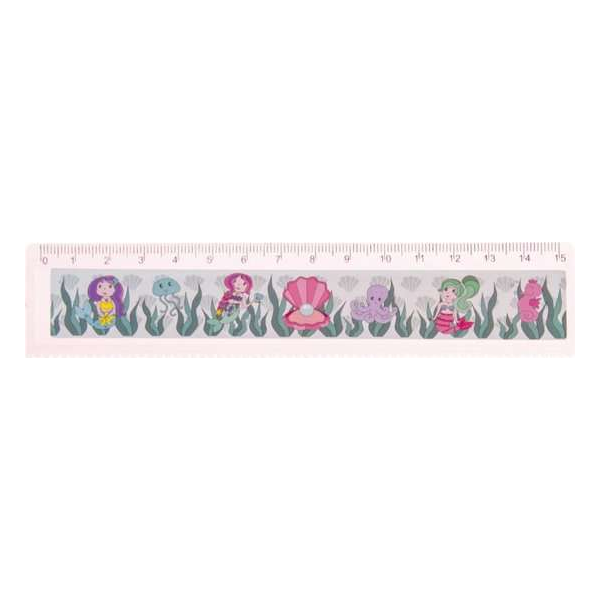 liniaal zeemeermin meisjes 15 cm roze liniaal zeemeermin meisjes 15 cm roze