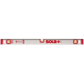 SOLA Alu-waterpas I-profiel I30 30cm 2 libellen 1,00mm/m zilver