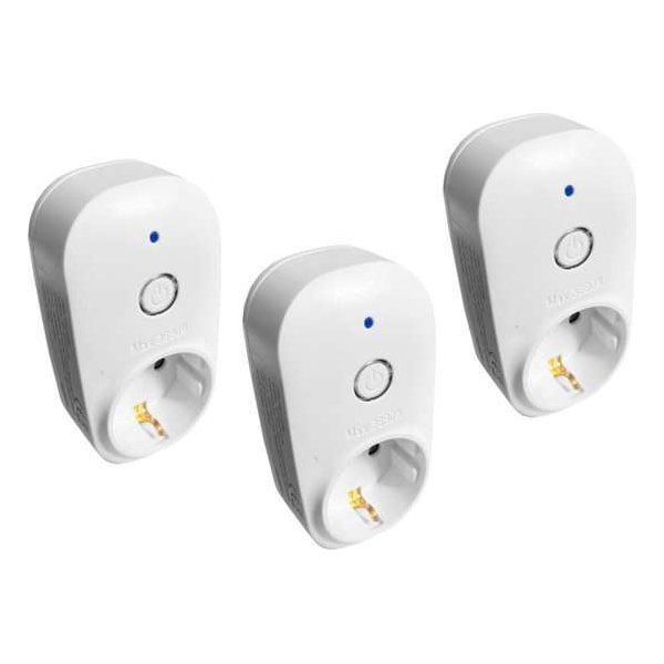 Set van 3 slimme stekkers (wifi schakelaars) Set van 3 slimme stekkers (wifi schakelaars)