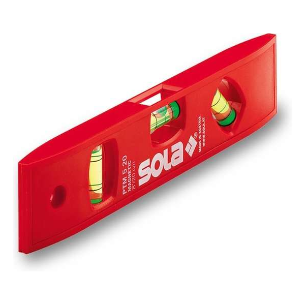 Sola PT 5 20 Kunststof waterpas - 200mm Sola PT 5 20 Kunststof waterpas - 200mm