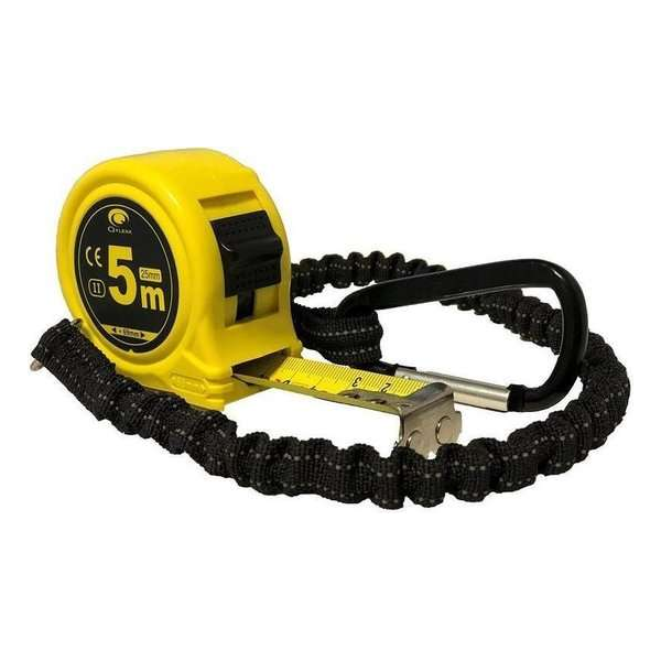 Robuuste rolbandmaat met elastisch anti-shock-koord Robuuste rolbandmaat met elastisch anti-shock-koord