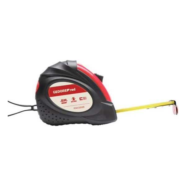 Gedore RED R94550008 Rolbandmaat - 8m Gedore RED R94550008 Rolbandmaat - 8m