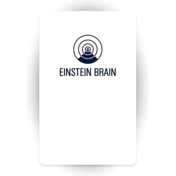 Einstein Brain 5G EMF Anti Straling Bescherming Kaart White - Maat One size