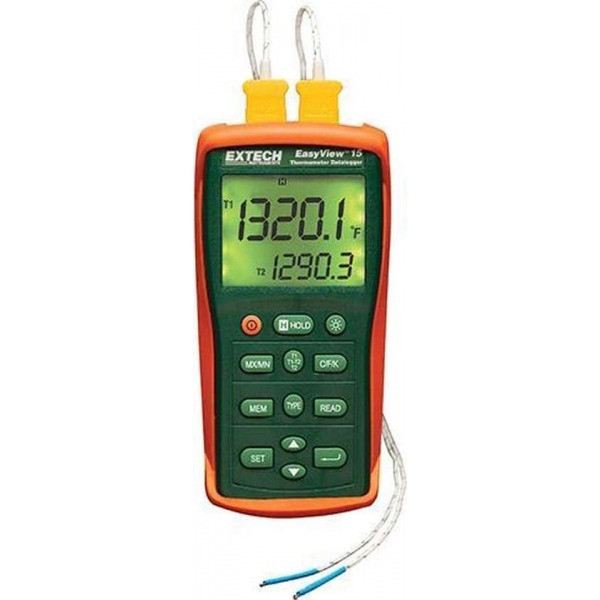 EXTECH EA15: EasyView™ Dual Input Temperature Datalogger EXTECH EA15: EasyView™ Dual Input Temperature Datalogger