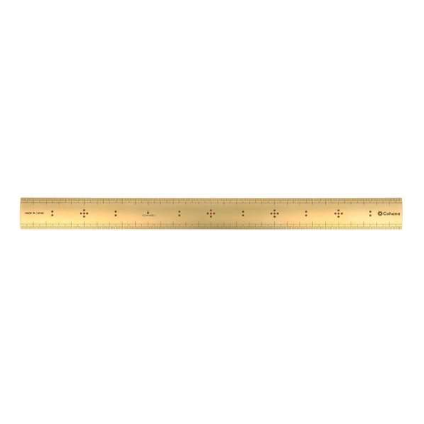 Cohana koperen lineaal (30 cm) Cohana koperen lineaal (30 cm)
