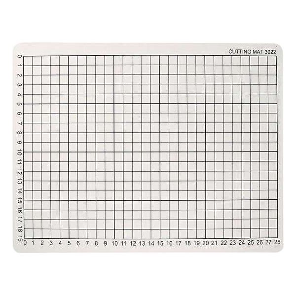 Snijmat. afm 22x30 cm. dikte 3 mm. 1 stuk Snijmat. afm 22x30 cm. dikte 3 mm. 1 stuk