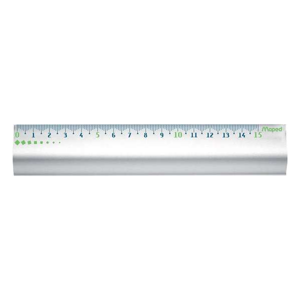 16x Maped liniaal uit geanodiseerd aluminium 16x Maped liniaal uit geanodiseerd aluminium