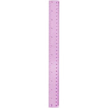 liniaal 30 cm roze