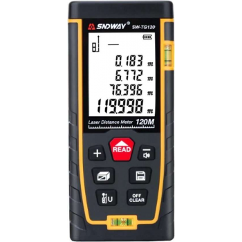 SNDWAY® SW-TG120 Digitale Afstandsmeter LCD Met 5 Functies Maximaal 120 Meter