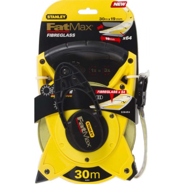 STANLEY FatMax - Landmeter 30m - 19mm open kast