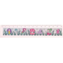 liniaal zeemeermin meisjes 15 cm roze