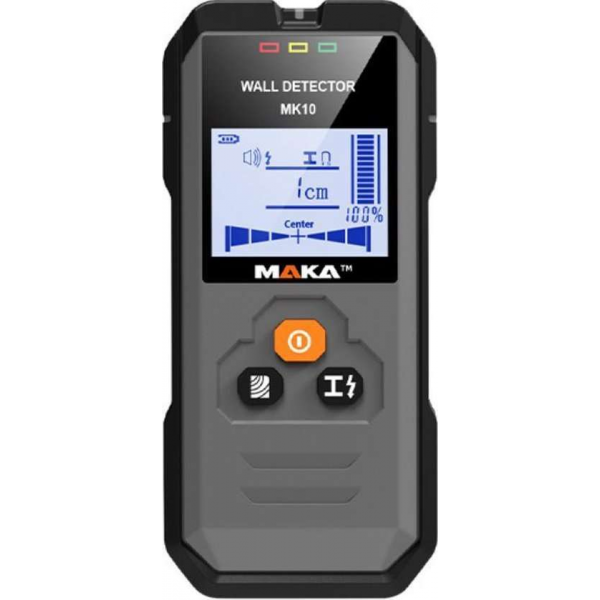 MAKA Digitale leidingzoeker - Koper, Metaal & Hout detectie tot 120mm MAKA Digitale leidingzoeker - Koper, Metaal & Hout detectie tot 120mm