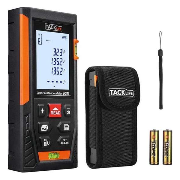 Dakta® Afstandsmeter | Laser | Tot 100M | Elektrisch meten Dakta® Afstandsmeter | Laser | Tot 100M | Elektrisch meten