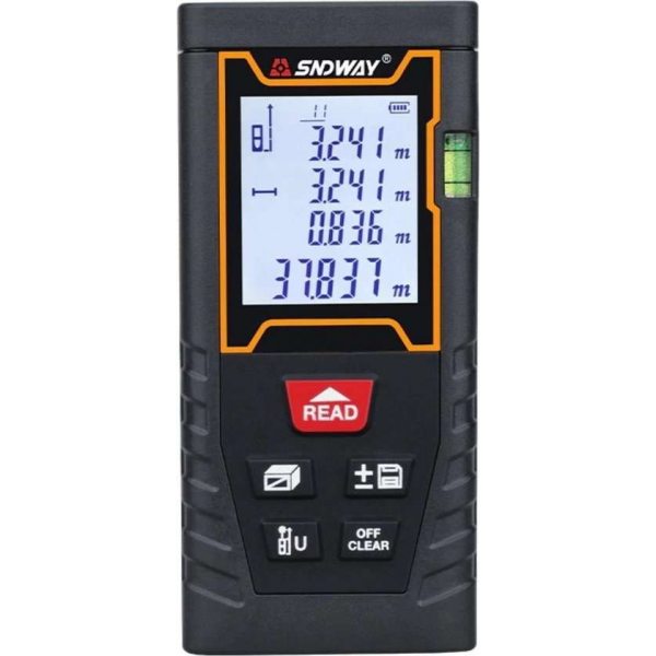 SNDWAY® SW-G10S Digitale Afstandsmeter LCD Met 5 Functies Maximaal 100 Meter SNDWAY® SW-G10S Digitale Afstandsmeter LCD Met 5 Functies Maximaal 100 Meter