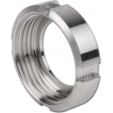 Wartel DIN 11864 - DN 100 - RD 130 x 1/4 draad - Zuivelkoppeling - RVS 304