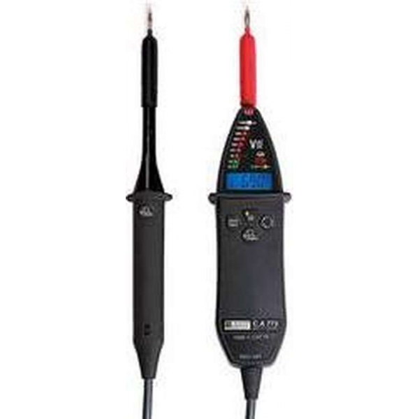 Chauvin Arnoux C.A 771 IP2X Tweepolige spanningstester CAT IV 1000 V Akoestisch, LED Chauvin Arnoux C.A 771 IP2X Tweepolige spanningstester CAT IV 1000 V Akoestisch, LED