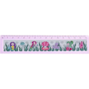 liniaal zeemeermin meisjes 15 cm paars