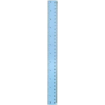 liniaal 30 cm blauw