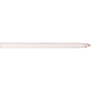 Doiy Liniaal Hand 33,5 Cm Zink Roze