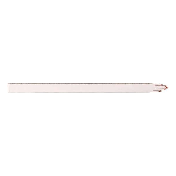 Doiy Liniaal Hand 33,5 Cm Zink Roze Doiy Liniaal Hand 33,5 Cm Zink Roze