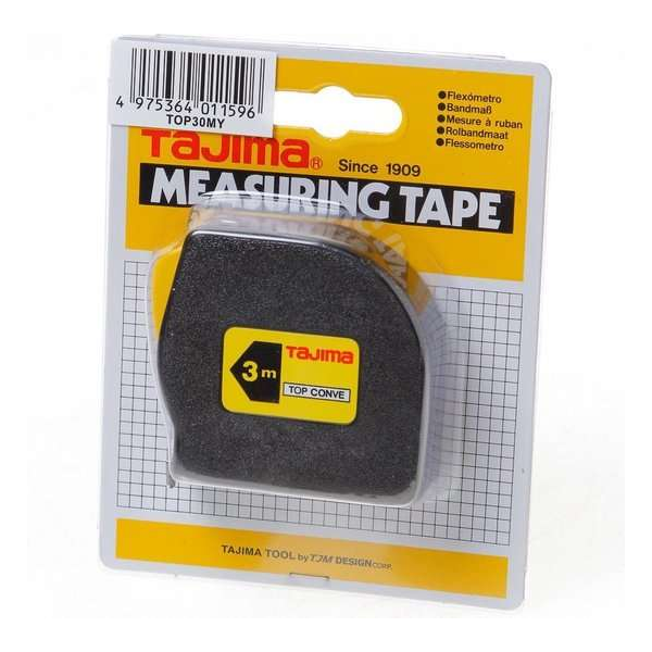 TAJIMA ROLBANDMAAT TOP CONVE 3MTR. 13MM TAJIMA ROLBANDMAAT TOP CONVE 3MTR. 13MM