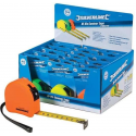 Silverline Felgekleurde Ergonomische Rolmaat - 5 meter x 19 mm. - 21 stuks