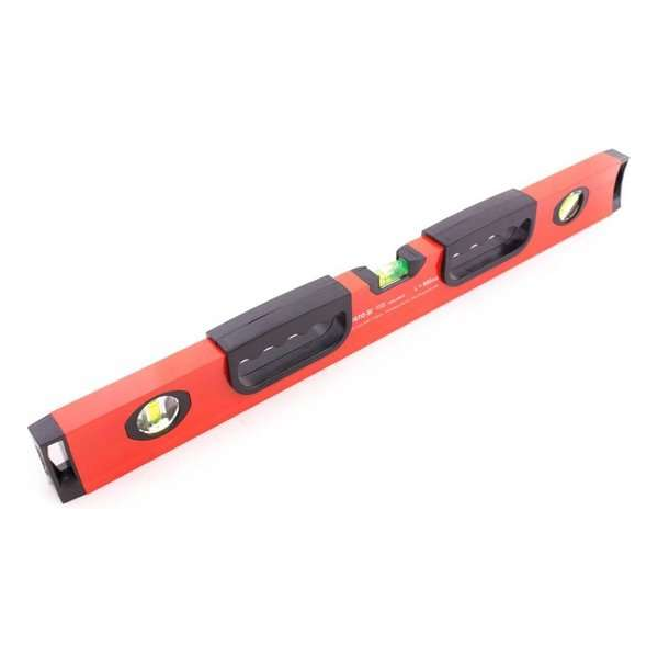 Yato Waterpas - 60 cm - 60 x 3 x 7 cm - 2 handvaten - Rood - zwart Yato Waterpas - 60 cm - 60 x 3 x 7 cm - 2 handvaten - Rood - zwart