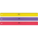M+R lat, uit plastic, in geassorteerde kleuren, 30 cm