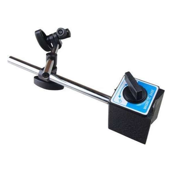 Meetklok statief/ meetklokhouder met magnetische voet Meetklok statief/ meetklokhouder met magnetische voet