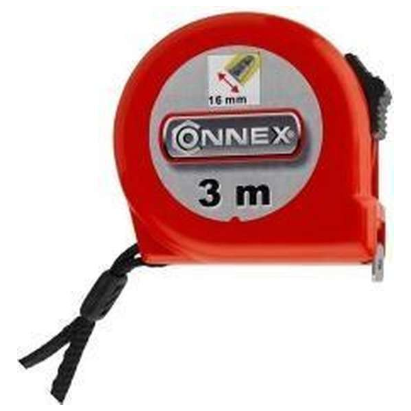 Connex COXT701163 ABS Rolmeter 16mm 3m Connex COXT701163 ABS Rolmeter 16mm 3m