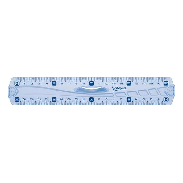 65x Maped decimeter liniaal Geometric dubbele decimeter, 20cm 65x Maped decimeter liniaal Geometric dubbele decimeter, 20cm