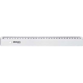 Liniaal westcott basic kunststof 30 cm
