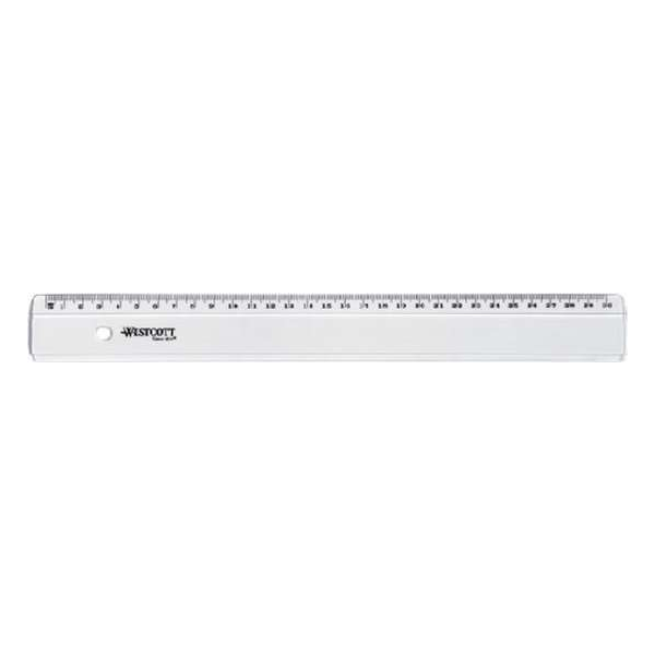 Liniaal westcott basic kunststof 30 cm Liniaal westcott basic kunststof 30 cm