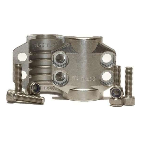 Tankwagen Stoomklemschaalset - Klembereik 39-41 mm - RVS Tankwagen Stoomklemschaalset - Klembereik 39-41 mm - RVS