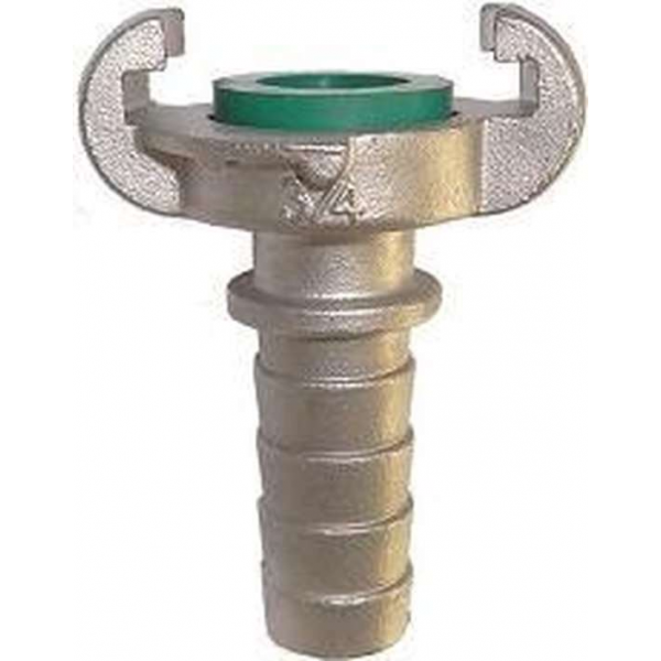 Luchtkoppeling/Klauwkoppeling - met Tule - 19 mm - RVS Luchtkoppeling/Klauwkoppeling - met Tule - 19 mm - RVS