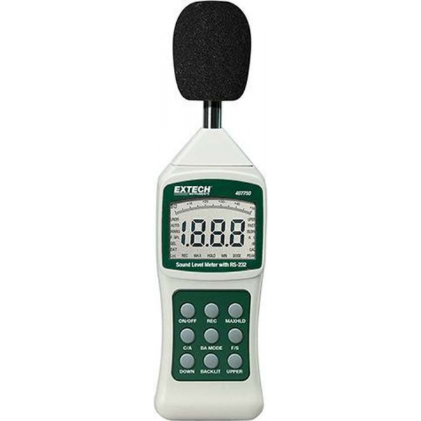 EXTECH 407750: geluidsmeter met pc-interface EXTECH 407750: geluidsmeter met pc-interface