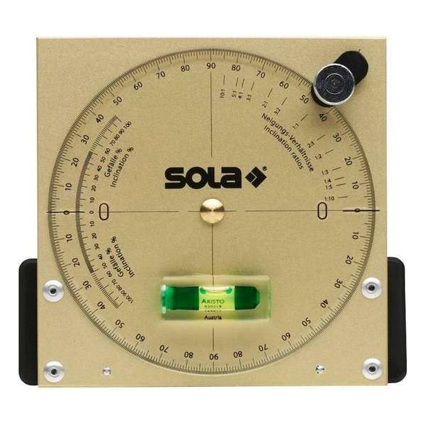 SOLA Hellingwaterpas NAM13 13cm 360gr met NP 121 1 magneet SOLA Hellingwaterpas NAM13 13cm 360gr met NP 121 1 magneet