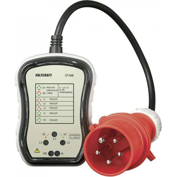 VOLTCRAFT ST-32B Stopcontacttester VOLTCRAFT ST-32B Stopcontacttester