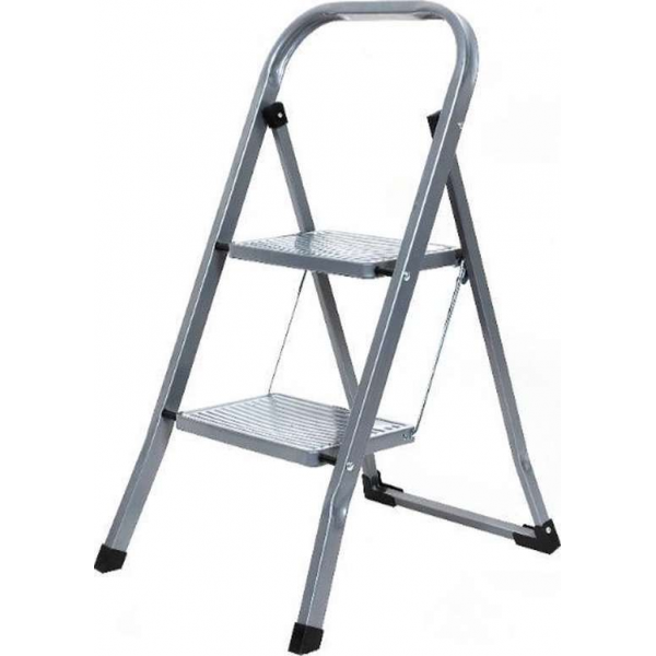 Keukentrap - Huishoudtrap met twee treden en antislip treden - 90x46x3 cm Keukentrap - Huishoudtrap met twee treden en antislip treden - 90x46x3 cm