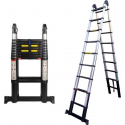 ALDORR Professional - Telescopische Vouwladder 6,20 meter - Soft Close - Levenslang garantie