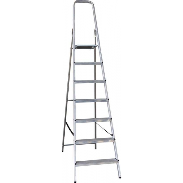 ALDORR Home - Huishoudtrap 7 Treden - Huishoudladder Inklapbaar - Keukentrap Opvouwbaar ALDORR Home - Huishoudtrap 7 Treden - Huishoudladder Inklapbaar - Keukentrap Opvouwbaar